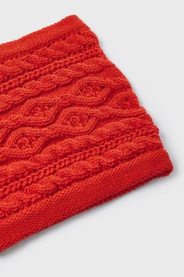 Детский снуд Mayoral цвет оранжевый однотонный