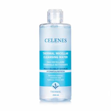 Термальная мицеллярная вода Celenes Thermal Micellar Cleansing Water для сухой и чувствительной кожи, 250 мл Термальная мицеллярная вода Celenes Thermal Micellar Cleansing Water для сухой и чувствительной кожи, 250 мл