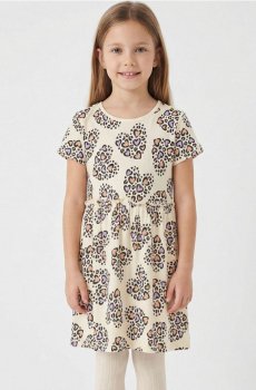 Трикотажна сукня - різнобарвний