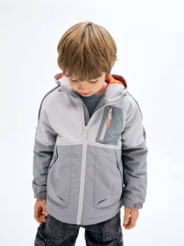 Reserved - Куртка з капюшоном oversize - світло-сірий - 943CI-09X Reserved - Куртка з капюшоном oversize - світло-сірий - 943CI-09X