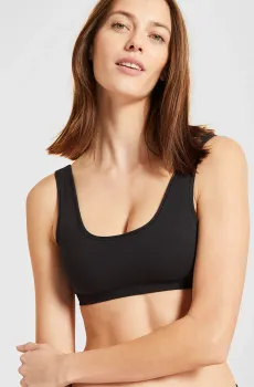 Женский черный бюстгальтер-бралетт COTON 360 Черный XS Etam 6524519