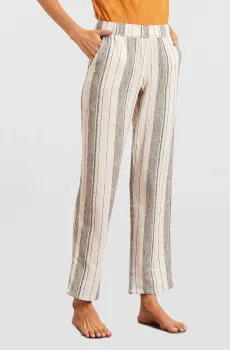 Женские белые льняные брюки DONIA Белый S Etam 6526084