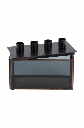 Декоративный подсвечник Present Time Boxed Rectangle Декоративный подсвечник Present Time Boxed Rectangle