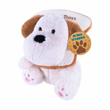 Мягкая игрушка Shantou Jinxing Собачка с тостом, от 3 лет, 24 см (C46609) Мягкая игрушка Shantou Jinxing Собачка с тостом, от 3 лет, 24 см (C46609)