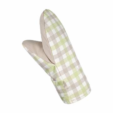 Перчатка кухонная Home Line Клеточка, оливково-бежевая, 16*28 см (полупанама) (179979) Перчатка кухонная Home Line Клеточка, оливково-бежевая, 16*28 см (полупанама) (179979)