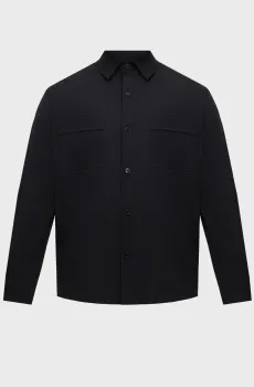 Мужская черная рубашка Черный XL Karl Lagerfeld 563093.605975;990