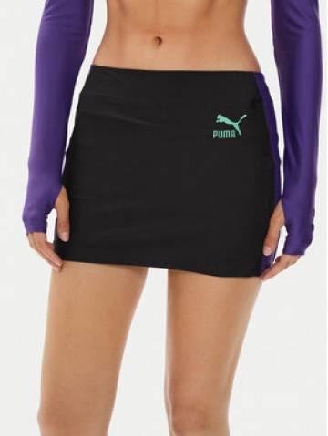 Puma Cпідниця-міні DUA LIPA 536635 Чорний Slim Fit Puma Cпідниця-міні DUA LIPA 536635 Чорний Slim Fit