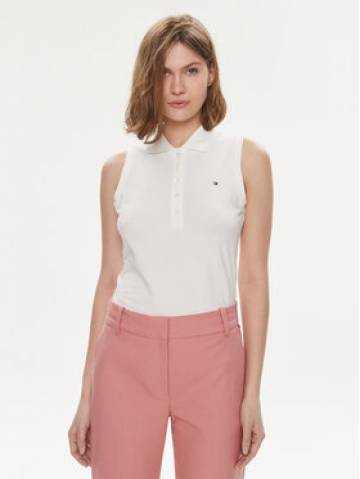 Tommy Hilfiger Поло 1985 WW0WW41794 Білий Slim Fit Tommy Hilfiger Поло 1985 WW0WW41794 Білий Slim Fit