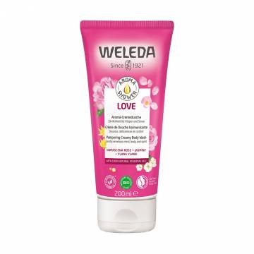 Крем-гель для душа Weleda Aroma Love Pampering Creamy Body Wash, 200 мл Крем-гель для душа Weleda Aroma Love Pampering Creamy Body Wash, 200 мл
