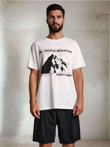 Двочастинна піжама з кишенями - різнобарвний