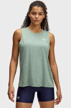 Женская мятная майка Tech Tank Twist Ментоловый S Under Armour 1383656-348