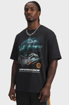 Мужская черная футболка UA x Mansory HW Ct Racing SS Черный L Under Armour 6009103-001