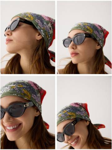 Reserved - LADIES` SUNGLASSES - чорний - 297CQ-99X Reserved - LADIES` SUNGLASSES - чорний - 297CQ-99X