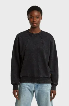 Женский черный свитшот Washed Черный M G-Star RAW D27173,D969