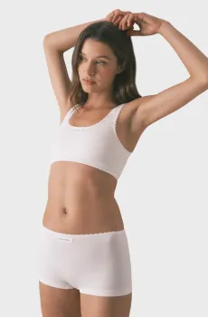 Женские белые трусики Белый XL womensecret 5123001