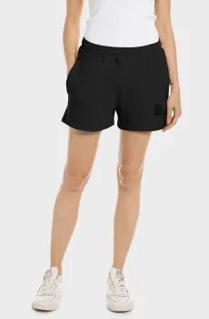 Женские черные шорты Черный XS Replay W8047B.000.23650P