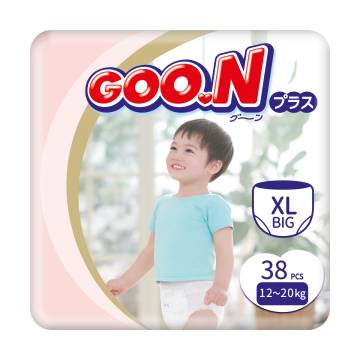 Трусики-подгузники Goo.N Plus унисекс, размер XL (для детей 12-20 кг), 38 шт Трусики-подгузники Goo.N Plus унисекс, размер XL (для детей 12-20 кг), 38 шт