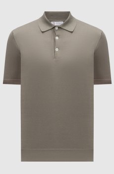 Поло цвета хаки