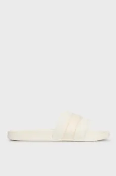 Женские белые слайдеры POOLSIDE WITH WEBBING Белый 40 Tommy Hilfiger FW0FW08529