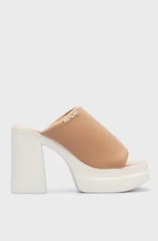 Женские бежевые мюли KLAUDIA Бежевый 39 Replay GWP6D .000.C0001T