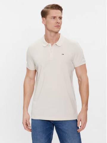 Tommy Jeans Поло DM0DM18312 Бежевий Slim Fit Tommy Jeans Поло DM0DM18312 Бежевий Slim Fit