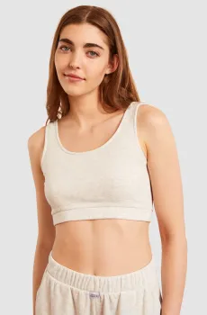 Женский светло-серый топ CHRISSY Серый L Etam 6527692