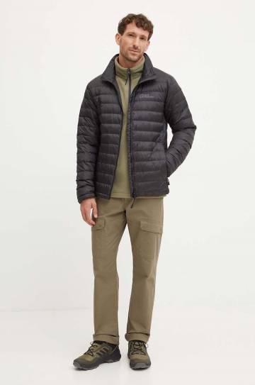 Спортивная пуховая куртка Jack Wolfskin Pilvi цвет чёрный 1207701 Спортивная пуховая куртка Jack Wolfskin Pilvi цвет чёрный 1207701