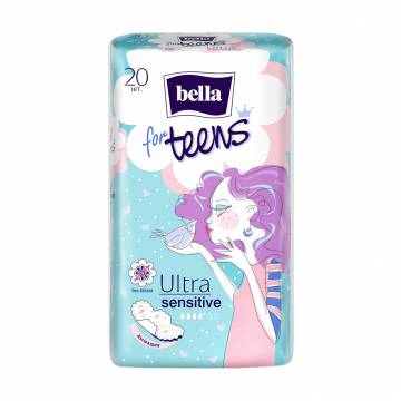 Гигиенические прокладки Bella for Teens Ultra Sensitive Extra Soft, 20 шт Гигиенические прокладки Bella for Teens Ultra Sensitive Extra Soft, 20 шт