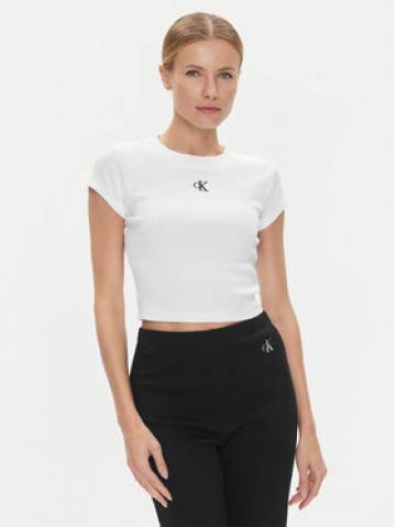 Calvin Klein Jeans Футболка J20J218337 Білий Slim Fit Calvin Klein Jeans Футболка J20J218337 Білий Slim Fit