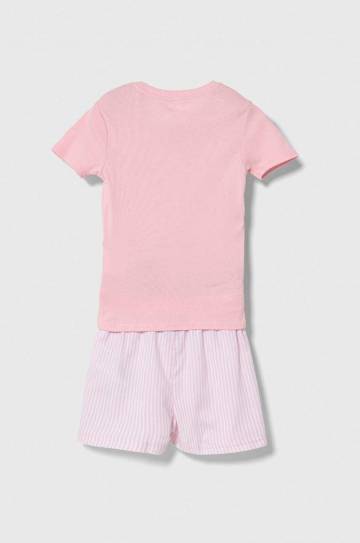 Детская пижама Polo Ralph Lauren цвет розовый узор Детская пижама Polo Ralph Lauren цвет розовый узор