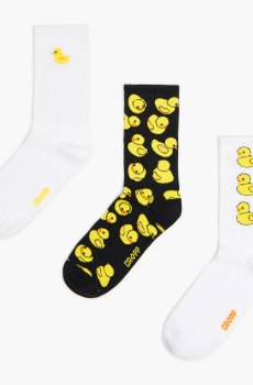 Cropp - 3 пачка шкарпеток - білий