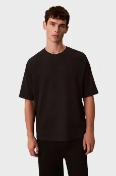 Мужская черная футболка COZY Черный M Calvin Klein Jeans LV04RE225G