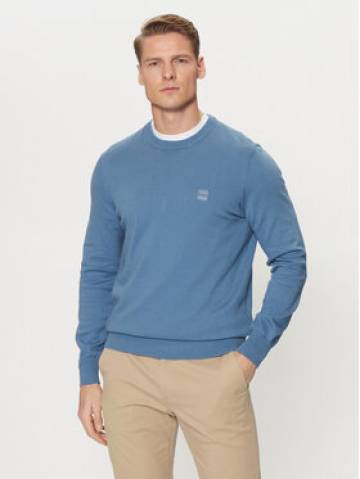 BOSS Светр Kanovano 50471343 Голубий Regular Fit BOSS Светр Kanovano 50471343 Голубий Regular Fit