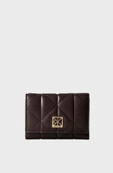 Женский темно-коричневый кошелек QUILT Коричневый ONESIZE Calvin Klein LV04F1219G