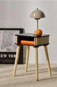 Приліжкова тумба - чорний