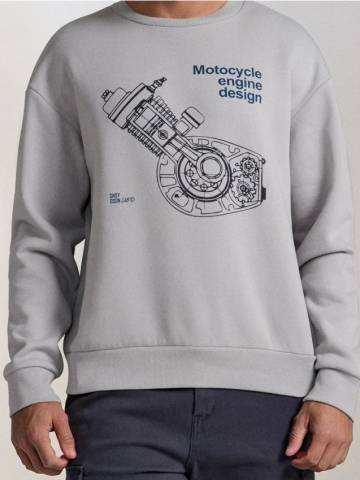 Світшот crewneck - сірий Світшот crewneck - сірий