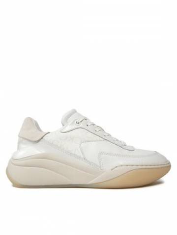 Calvin Klein Снікерcи Wedge Lace Up Epi Mono HW0HW01899 Білий Calvin Klein Снікерcи Wedge Lace Up Epi Mono HW0HW01899 Білий