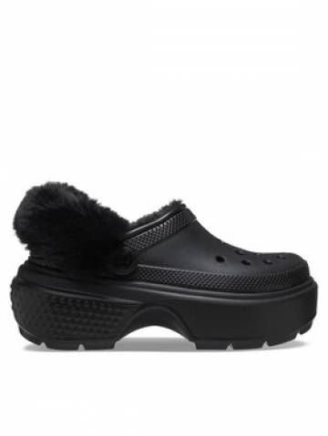 Crocs Шльопанці Stomp Lined Clog 208546 Чорний Crocs Шльопанці Stomp Lined Clog 208546 Чорний