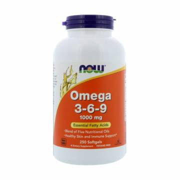 Омега 3-6-9 NOW Foods Omega 3-6-9 1000 мг, 250 капсул Омега 3-6-9 NOW Foods Omega 3-6-9 1000 мг, 250 капсул