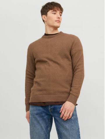 Jack&Jones Светр 12212816 Коричневий Regular Fit Jack&Jones Светр 12212816 Коричневий Regular Fit