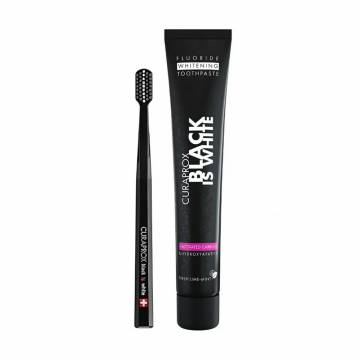 Набор для ухода за полостью рта Curaprox Black Set (зубная паста, 90 мл + зубная щетка, 1 шт) Набор для ухода за полостью рта Curaprox Black Set (зубная паста, 90 мл + зубная щетка, 1 шт)