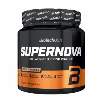 Предтренировочный комплекс BioTech USA SuperNova Персик, в порошке, 282 г