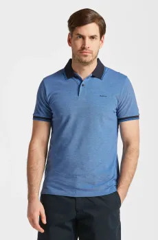 Мужское синее поло Синий M Gant 2057029