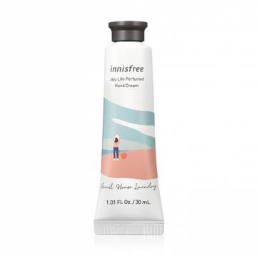 Парфюмированный крем для рук Innisfree Jeju Life Perfumed Hand Cream 01 Guest House Laundry, 30 мл Парфюмированный крем для рук Innisfree Jeju Life Perfumed Hand Cream 01 Guest House Laundry, 30 мл