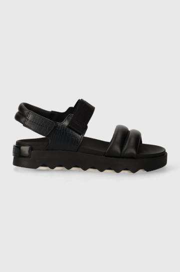 Кожаные сандалии Sorel VIIBE SANDAL женские цвет чёрный 2030511012 Кожаные сандалии Sorel VIIBE SANDAL женские цвет чёрный 2030511012