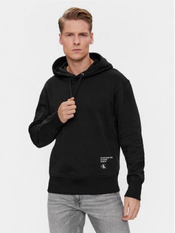 Calvin Klein Jeans Світшот Modern Metals J30J324631 Чорний Regular Fit Calvin Klein Jeans Світшот Modern Metals J30J324631 Чорний Regular Fit