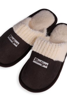 Женские домашние тапочки 2Step закрытые, коричневые, размер 38-39 (WWSL2023-30-Gr)