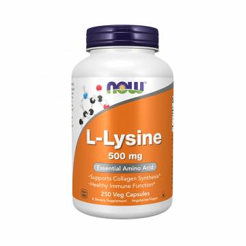 L-Лизин NOW foods L-Lysin 500 мг, 250 капсул L-Лизин NOW foods L-Lysin 500 мг, 250 капсул