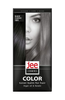 Тонирующий бальзам для волос Jee Cosmetics Color Toner Balm 101 Black Classic, 30 мл
