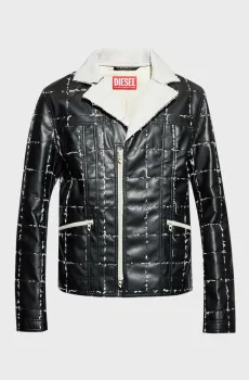 Мужская черная куртка J-NEO Черный 54 Diesel A21063 0SLCS